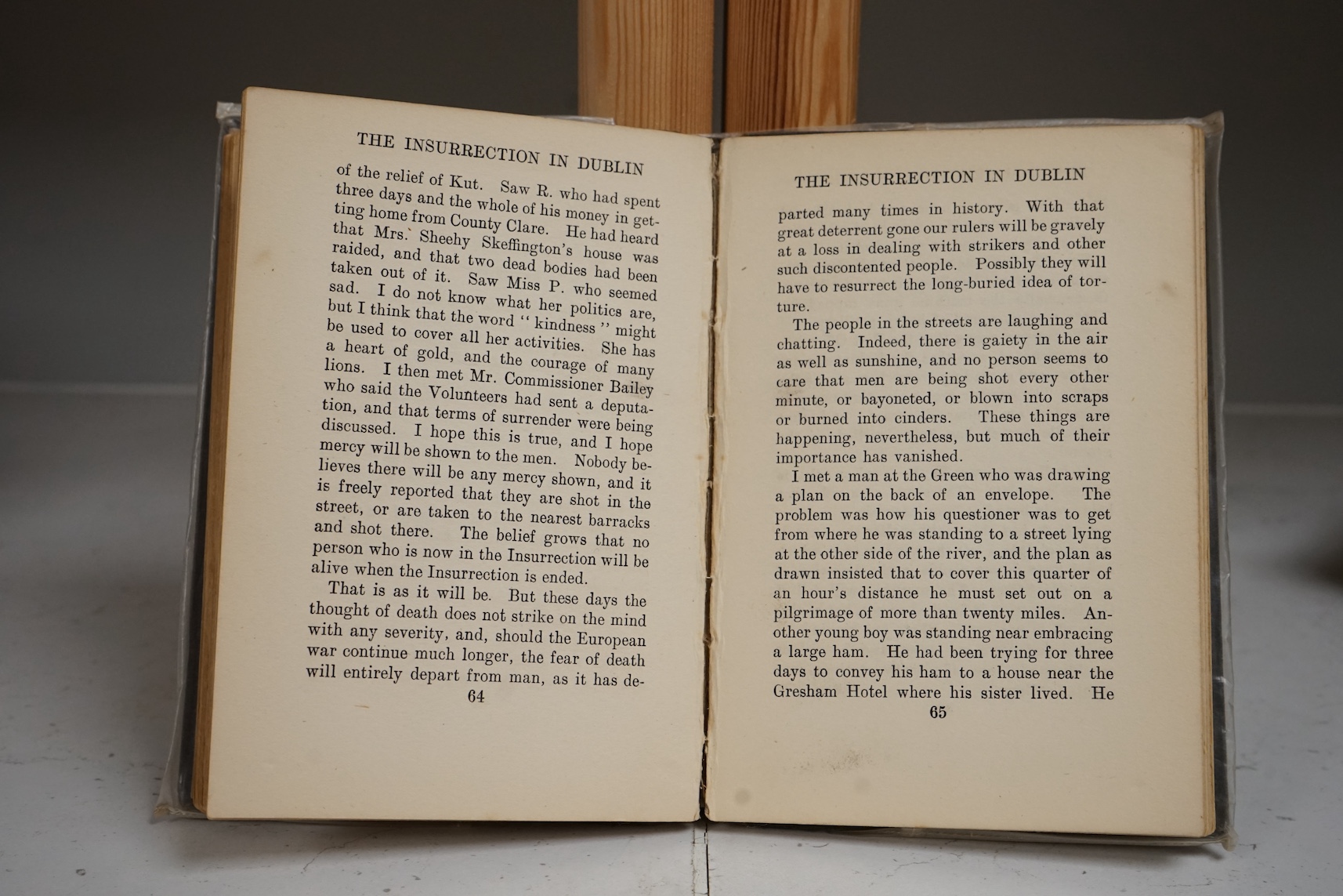 Stephens, James. - The Insurrection In Dublin, Maunsel & Company, Ltd., Dublin and London:, 1916, 1st edition, original cloth.